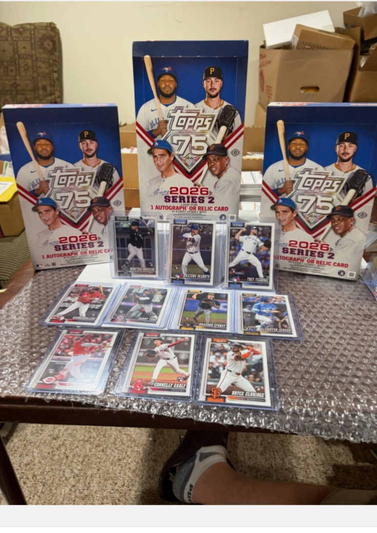 2026 Topps Series 2 Baseball Base Set #351-700 key rookies in top loads