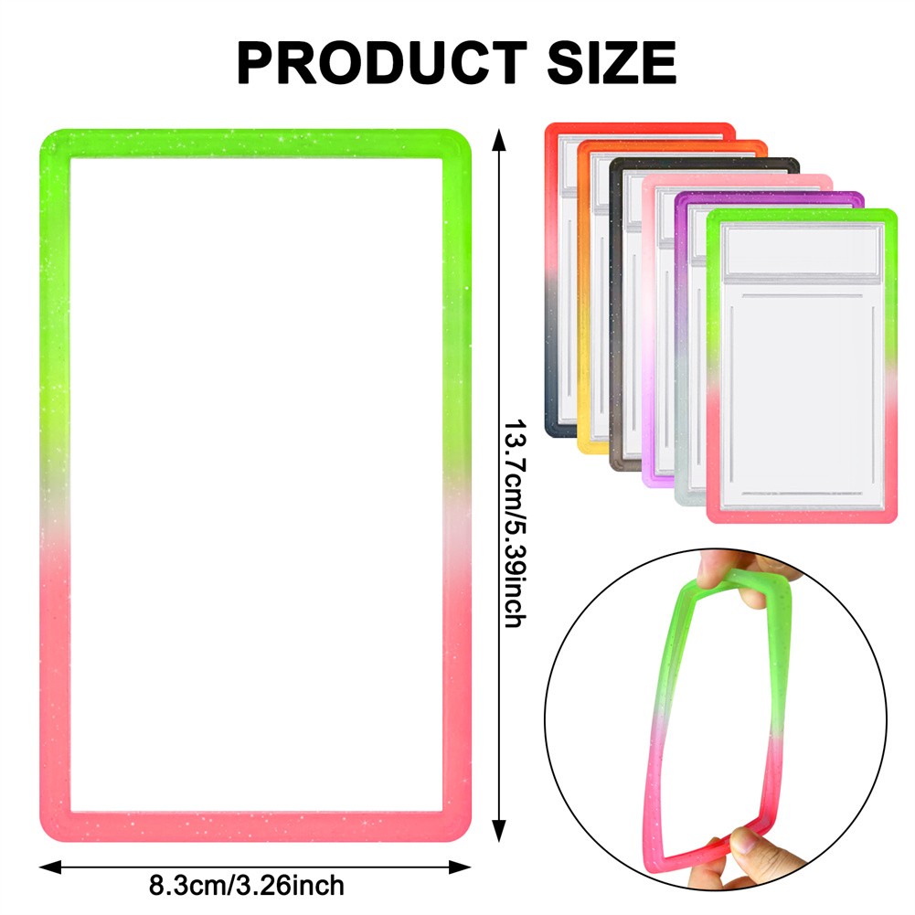 For PSA Graded Card Slab Bumper Guard Protector Skin TPU Stackable Gradient USA