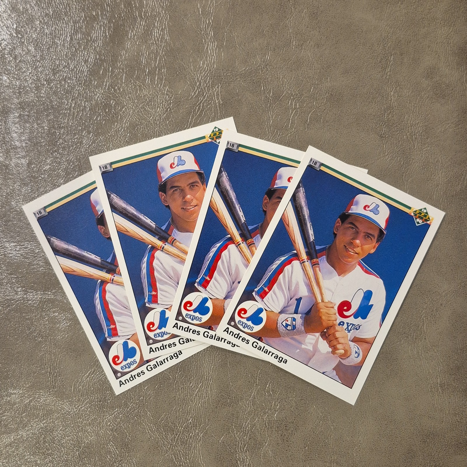 (4) 1990 Upper Deck – Andres Galarraga #356