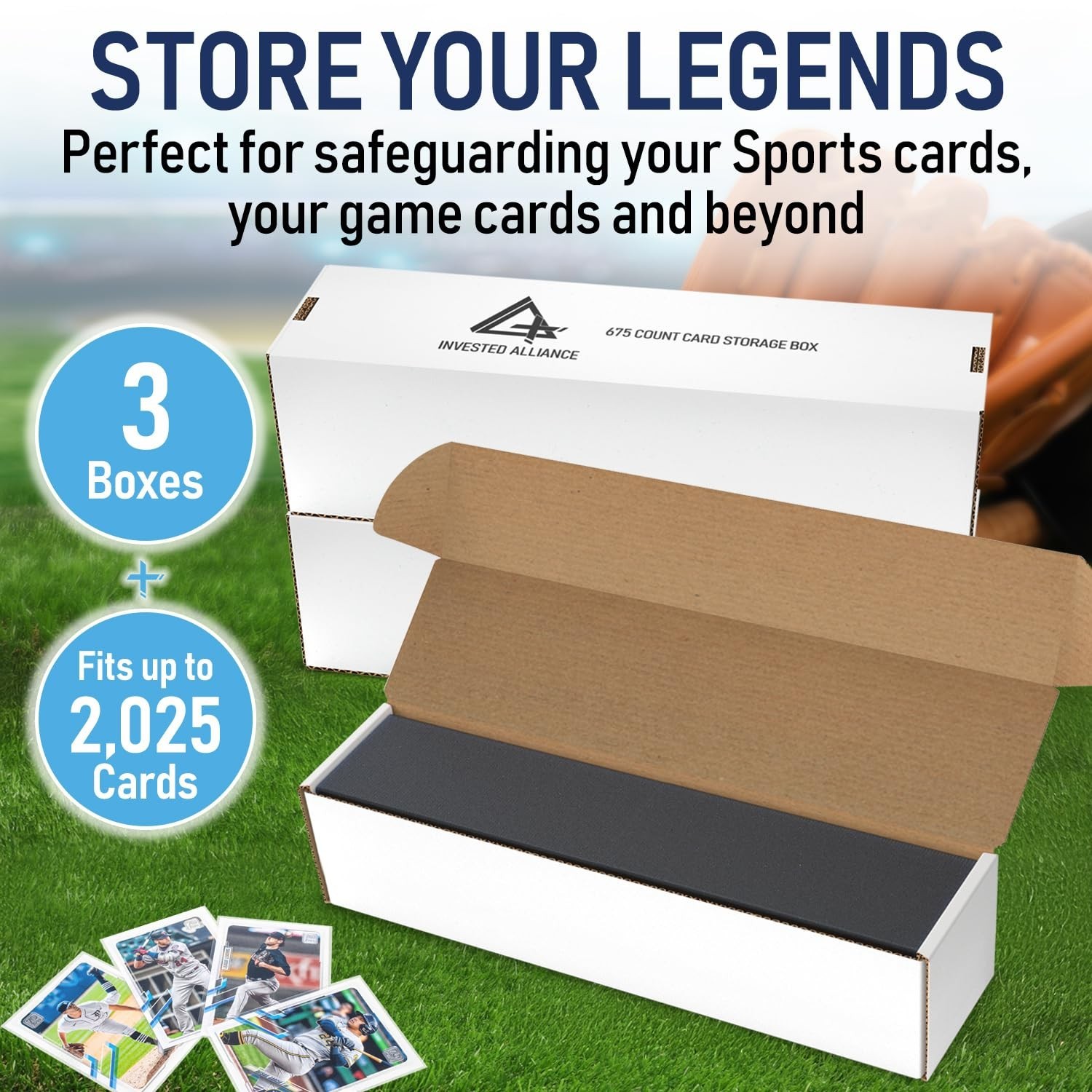 Premium Trading Card Box Storage For Sports, Baseball, Football, Basketball, …