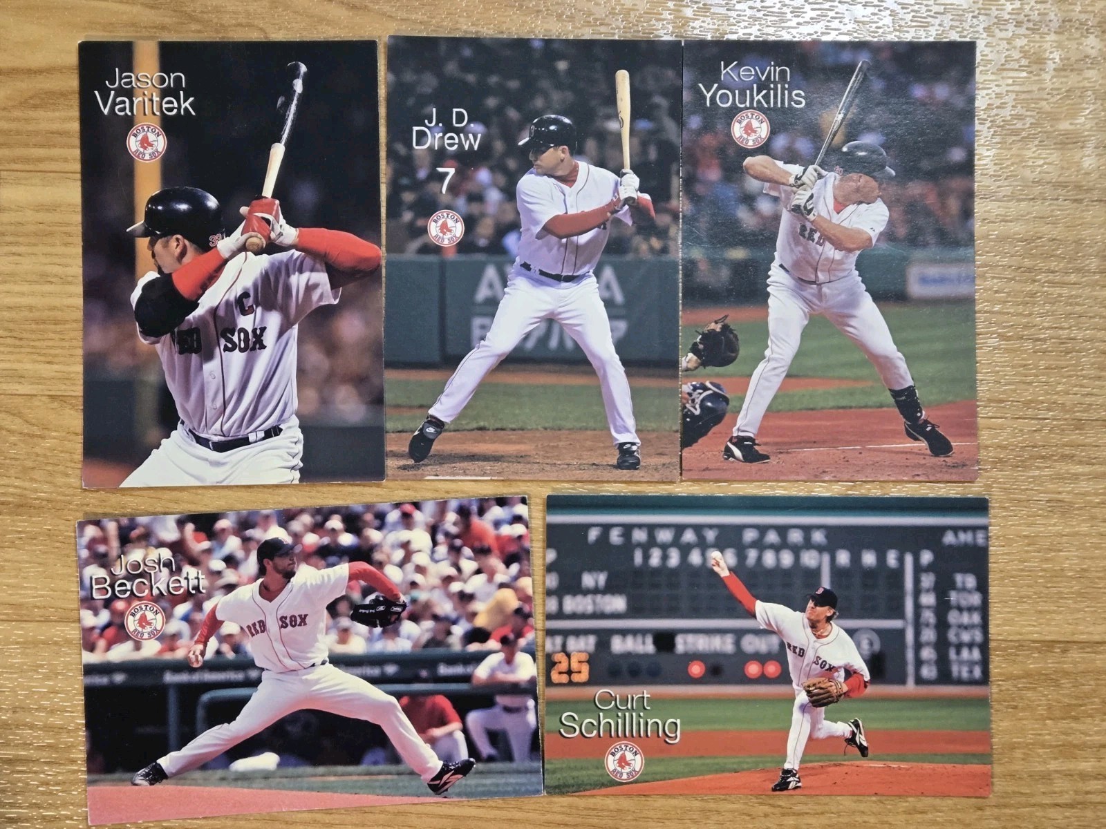 2007 BOSTON RED SOX – 10 Assorted Premium Postcards – Sealed Set