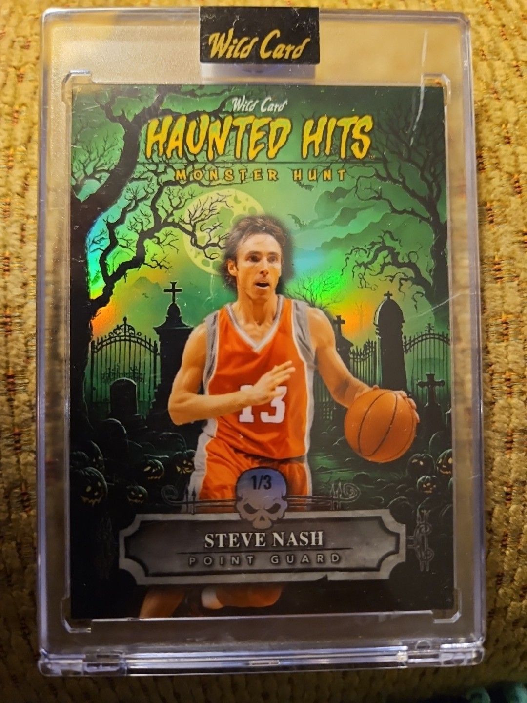 Wild Card Steve Nash 1/3 2025 Haunted Hits Phoenix Suns NBA