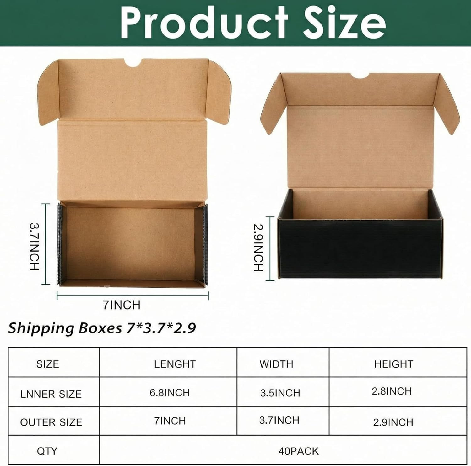 40 Pcs 400 Count Trading Card Storage Box Cardboard Baseball Card Storage Box Co
