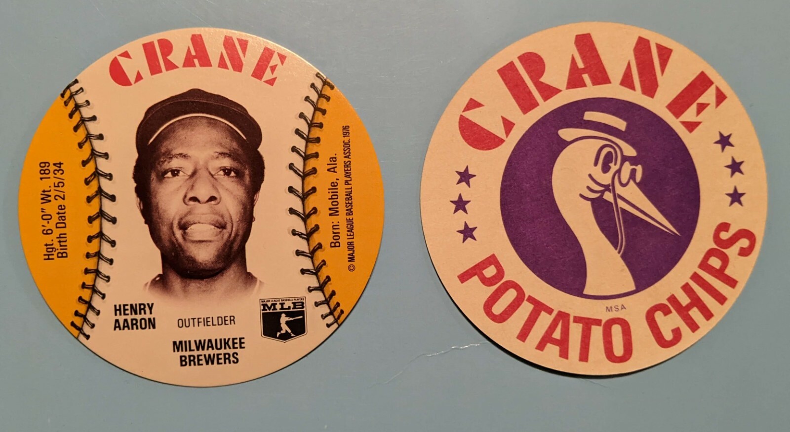 U Pick 1976 MSA Discs – Wiffle Crane Orbaker’s Isaly’s Dairy Isle – Near Mint