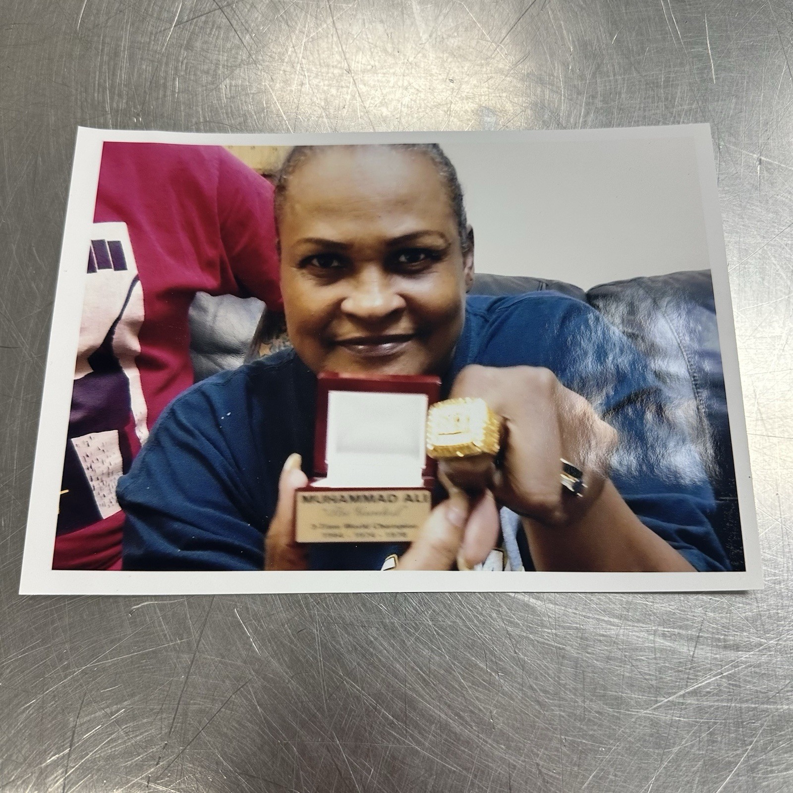 Muhammad Ali Autographed Signed Framed Photo Collage And Championship Ring