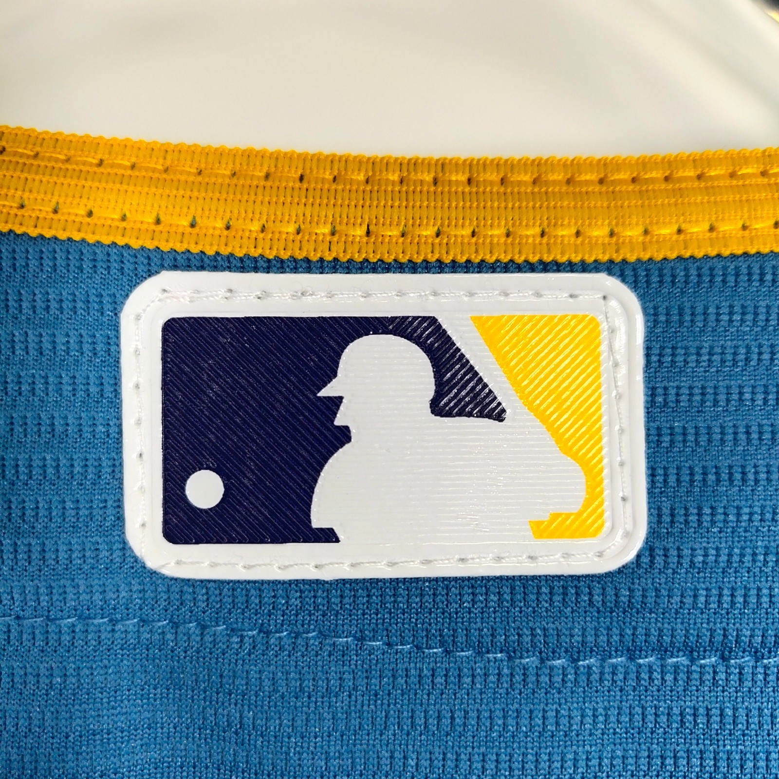 Milwaukee Brewers Baseball Jersey, Blank, Embroidered, Blue