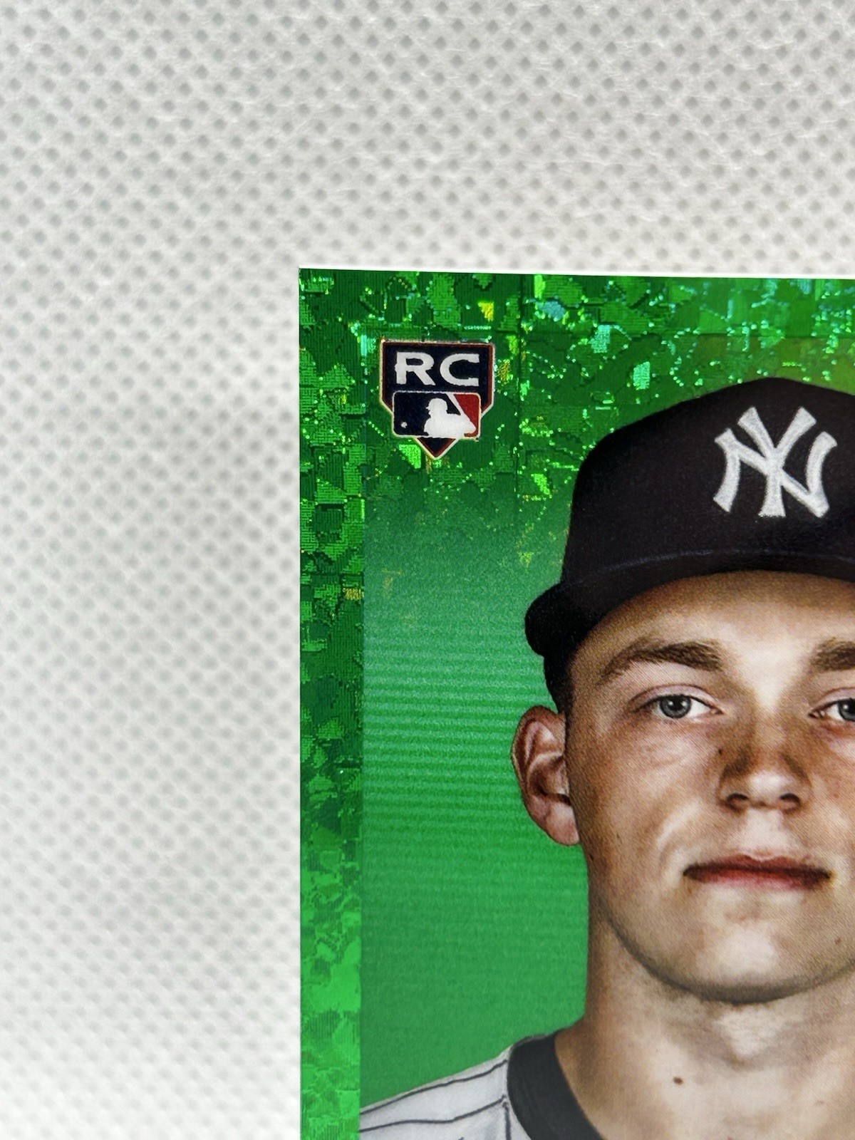 2025 Topps Chrome Platinum ⚾️ Ben Rice RC Green Mini Diamonds Auto /75 Yankees
